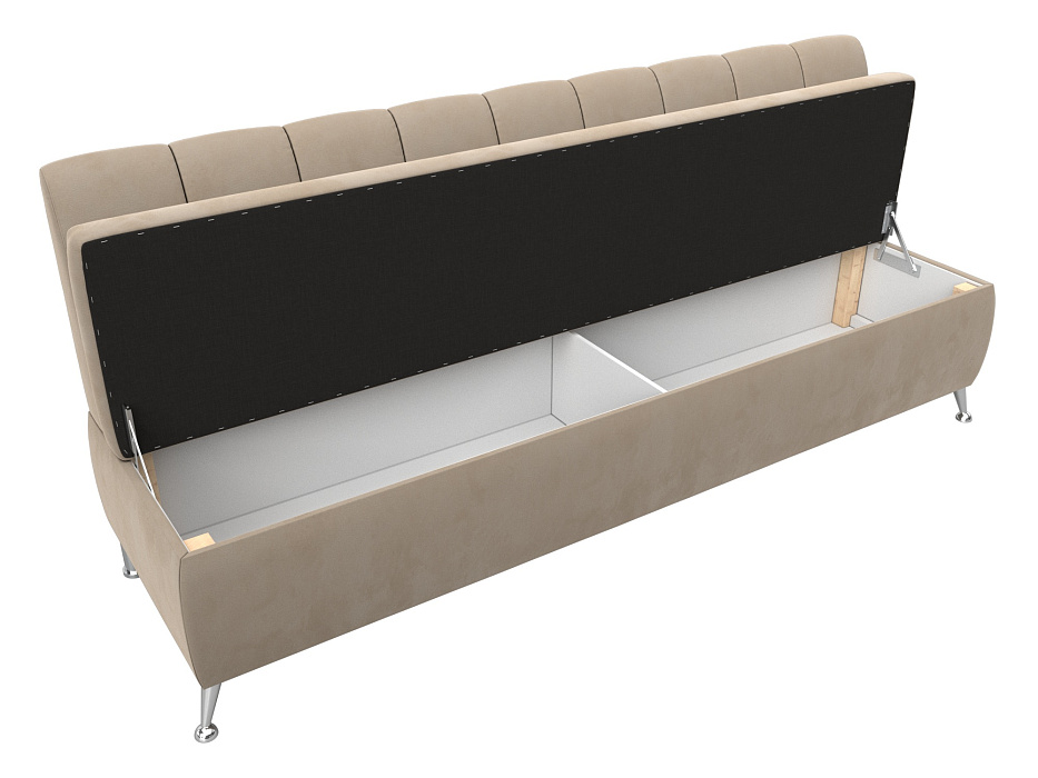 Диван кухонный прямой Кантри (seven 729 бежевый)