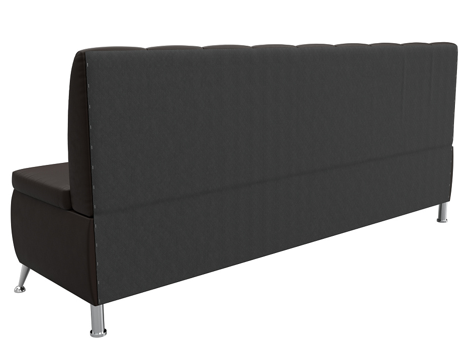 Диван кухонный прямой Кантри (коричневый)