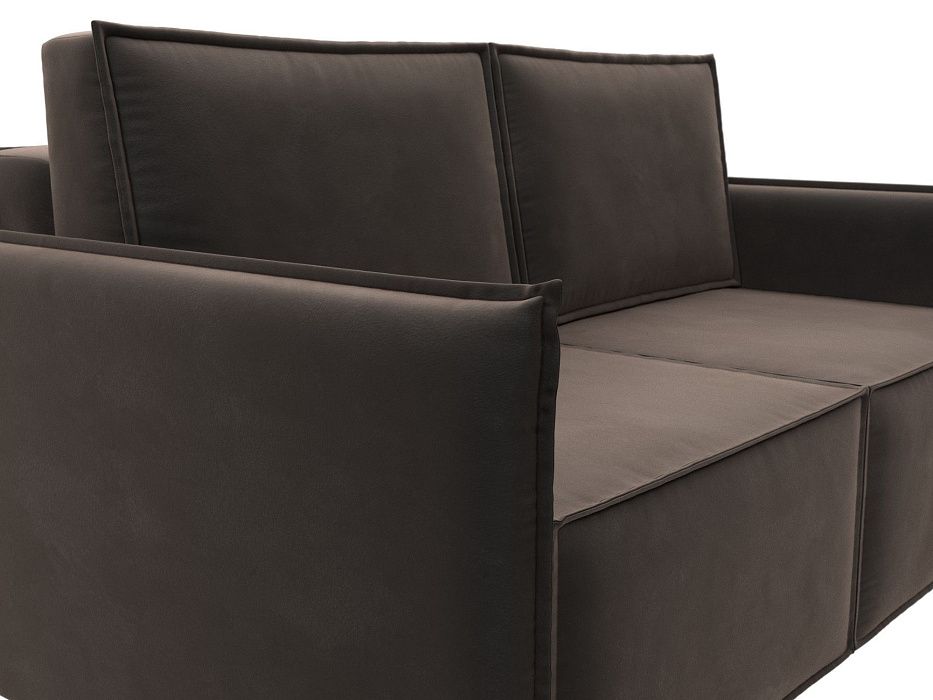 Диван прямой Либерти мини (seven 727 коричневый)