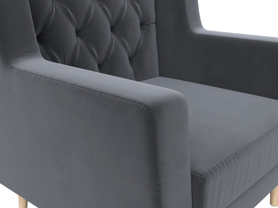 Кресло Брайтон Люкс (seven 17 серый)