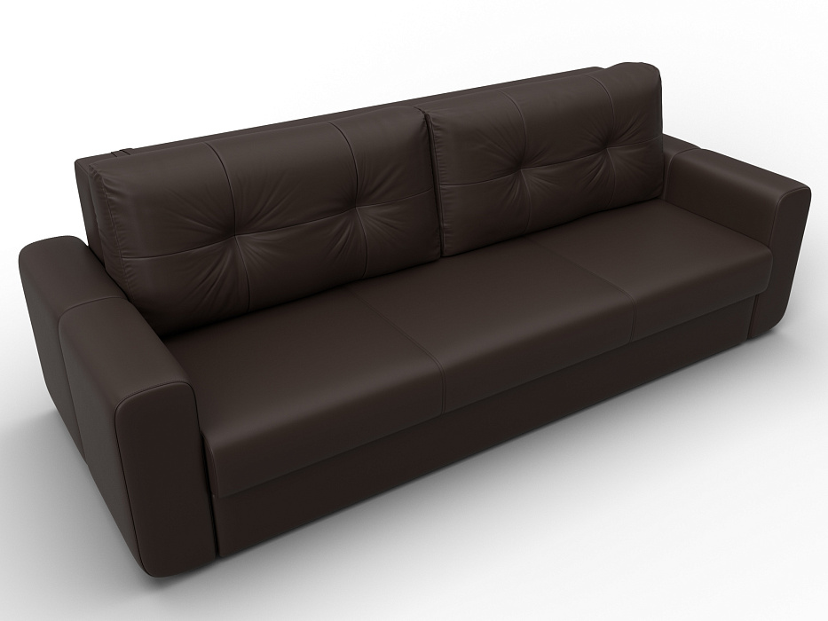 Диван прямой Лига-031 (коричневый)