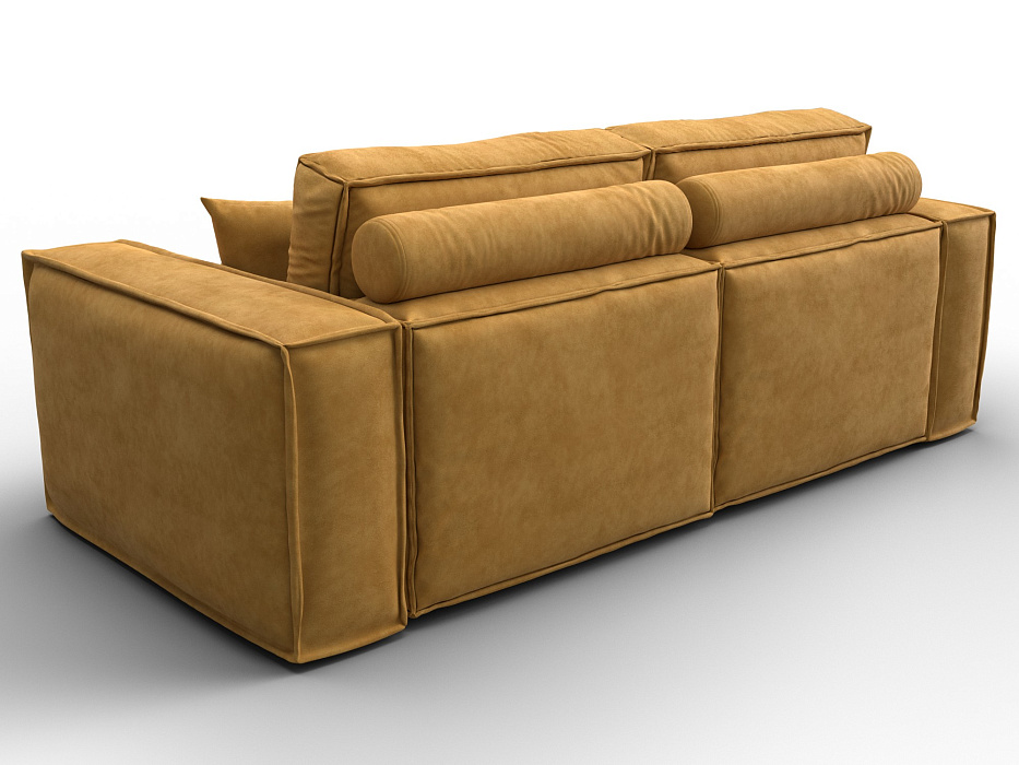 Диван прямой Лига-081 НПБ (brut 10 желтый)