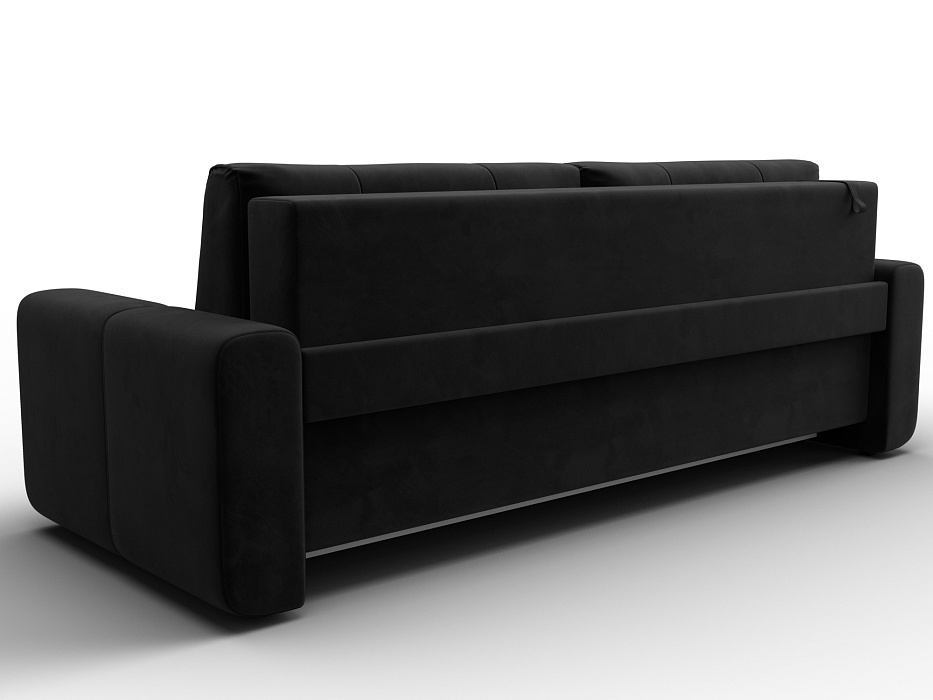 Диван прямой Лига-031 (seven 35 черный)