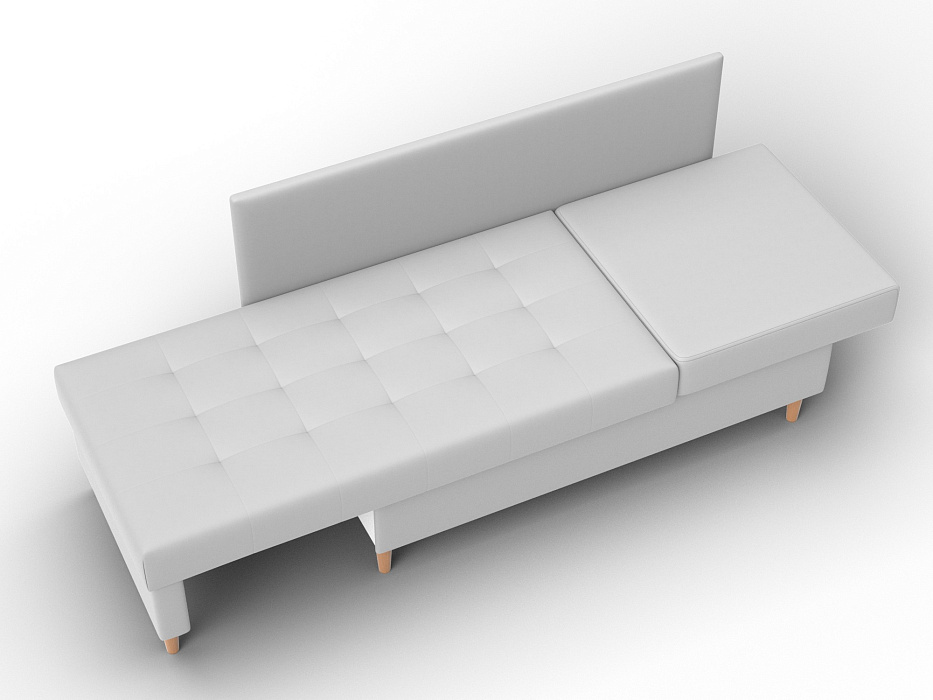 Кушетка Лига-098 (экокожа белый)