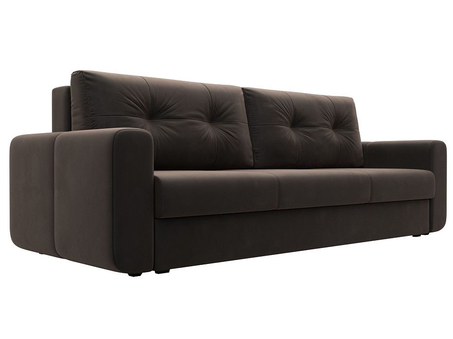 Прямой диван Лига-031 (коричневый)