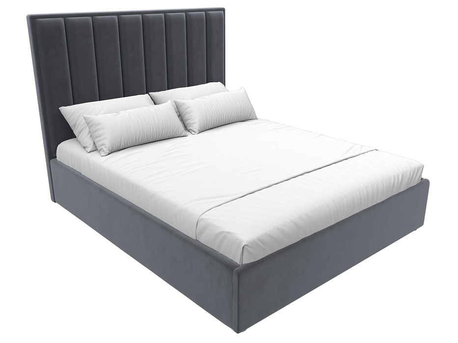 Кровать интерьерная Афродита 160 (seven 17 серый)