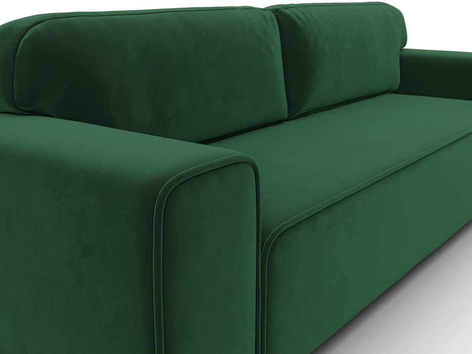 Диван прямой Лига-029 (seven 626 зеленый)