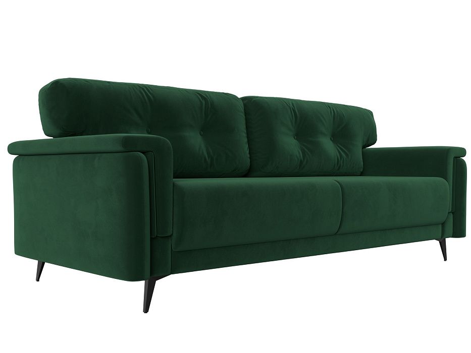 Прямой диван Оксфорд (зеленый)