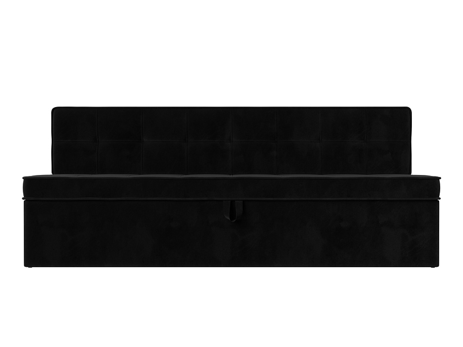 Диван кухонный прямой Техас (seven 35 черный)