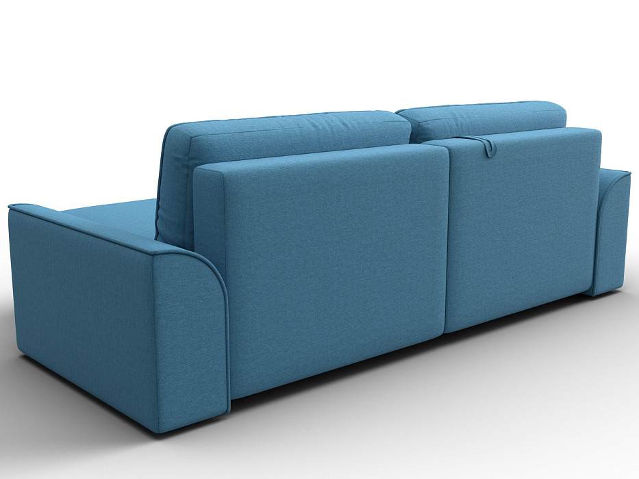 Диван угловой Лига-048 НПБ (амур 10 голубой)