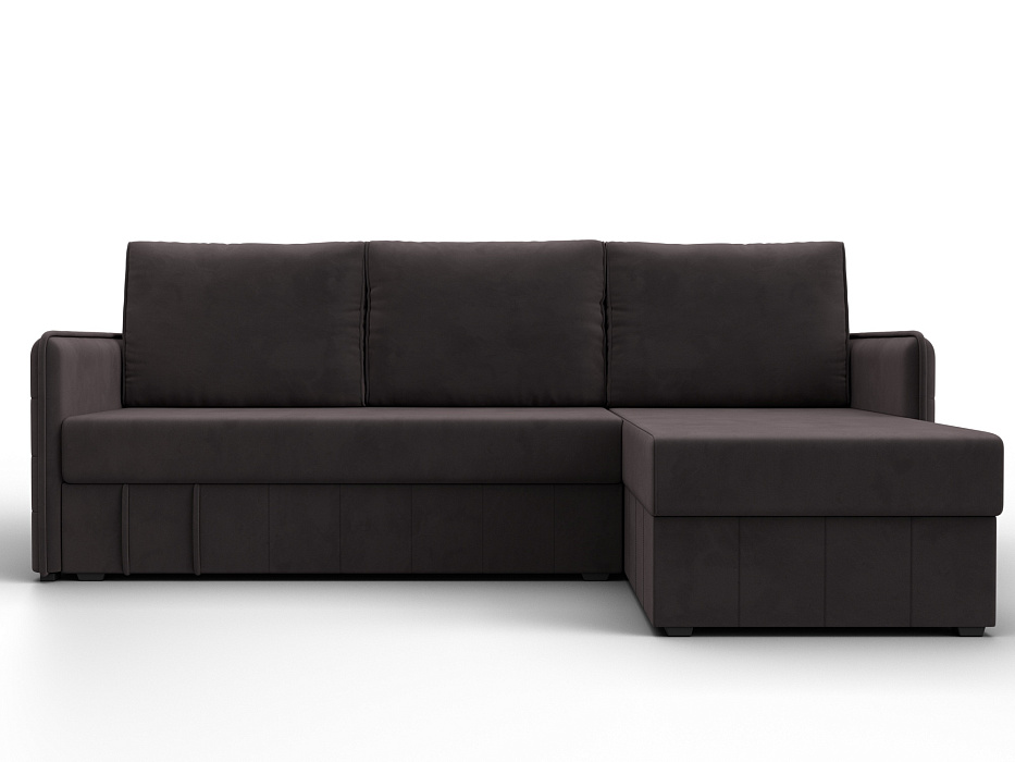 Диван угловой Слим угол универсальный (seven 727 коричневый)