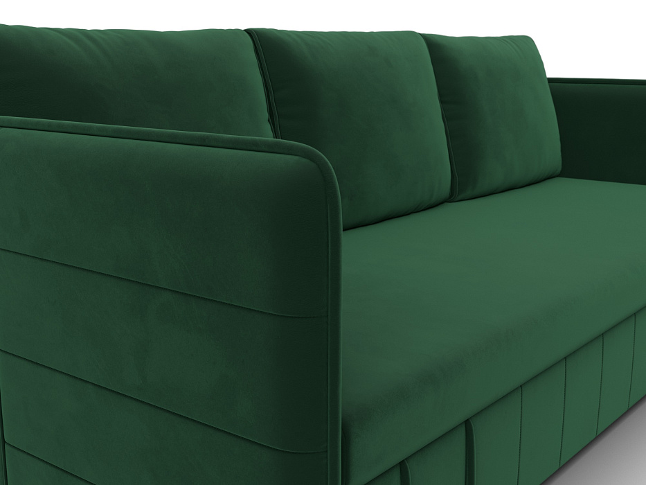Диван прямой Слим (seven 626 зеленый)