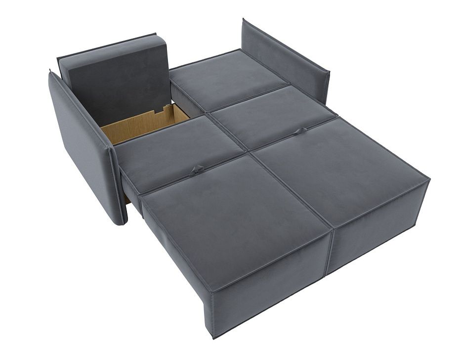 Диван прямой Либерти мини (seven 17 серый)