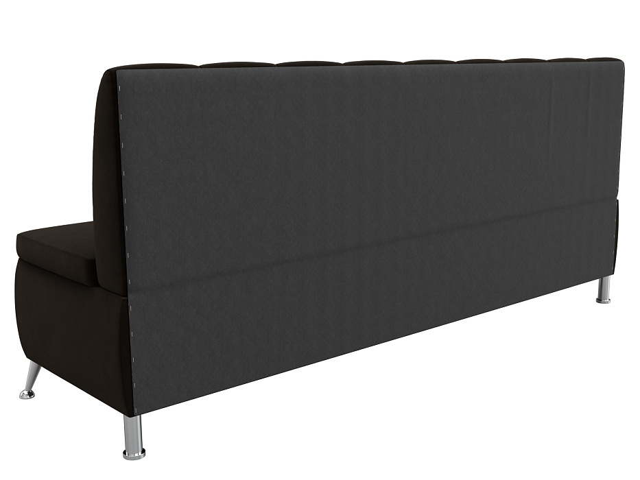 Диван кухонный прямой Кантри (коричневый)