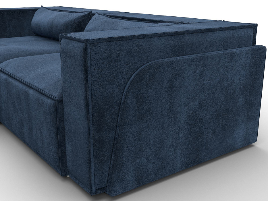 Диван угловой Лига-061 угол левый (tower 13 синий)