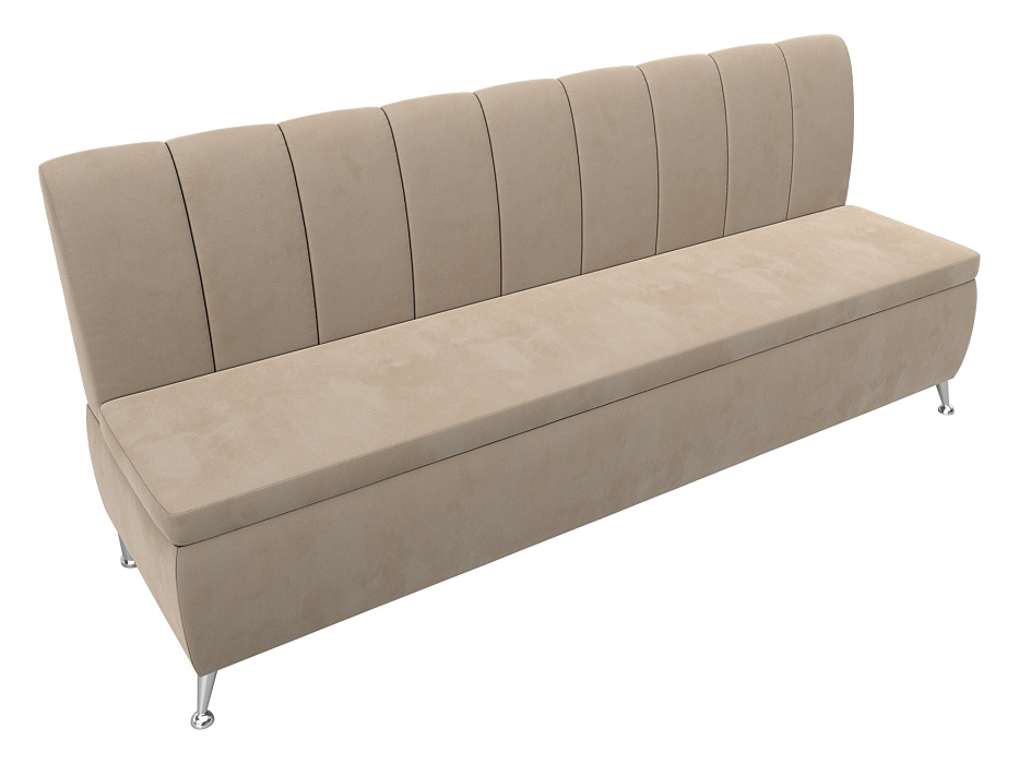 Диван кухонный прямой Кантри (seven 729 бежевый)