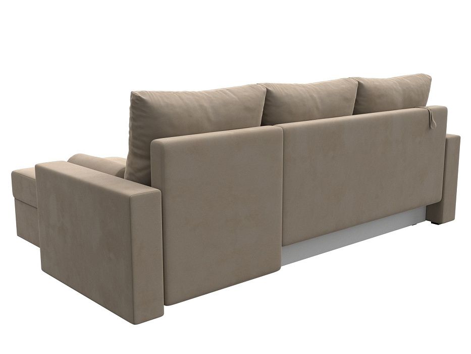 Диван угловой Верона Лайт правый угол (seven 729 бежевый)