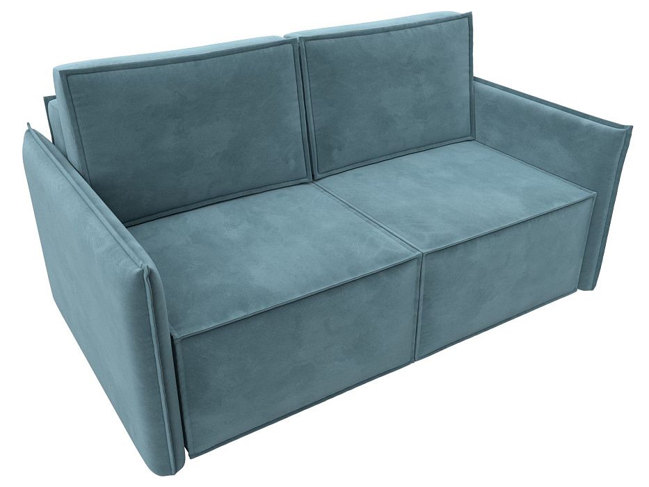 Диван прямой Либерти мини (seven 113 бирюзовый)