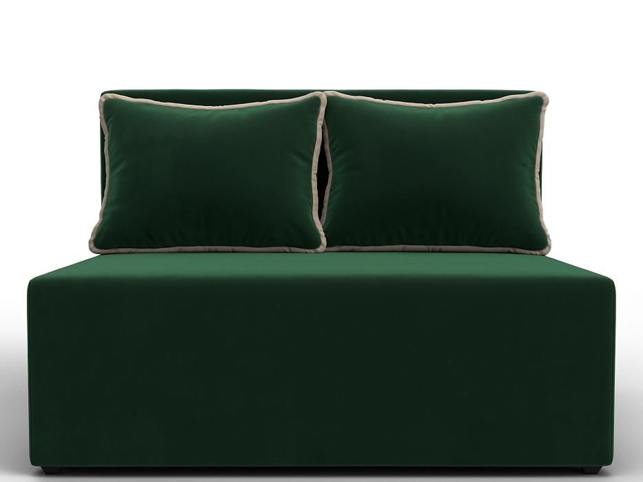 Диван прямой Лагуна (seven 626 зеленый;seven 729 бежевый)