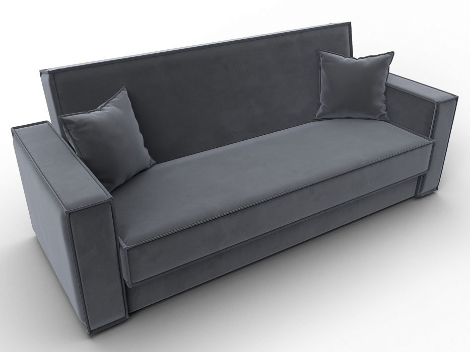 Диван-книжка Куба (seven 17 серый)