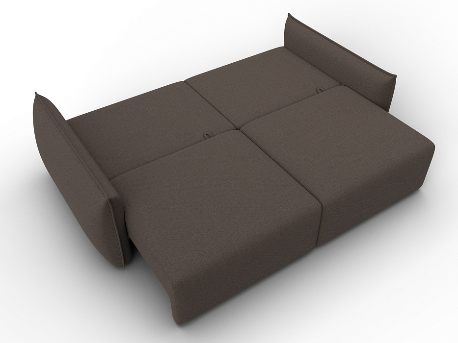 Диван прямой Лига-051 НПБ (амур 05 коричневый)