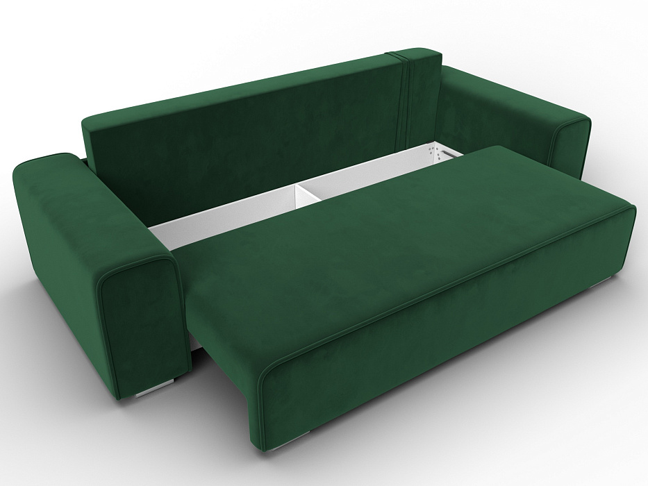 Диван прямой Лига-029 (seven 626 зеленый)