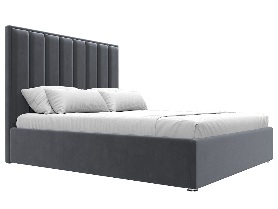 Кровать интерьерная Афродита 160 (seven 17 серый)