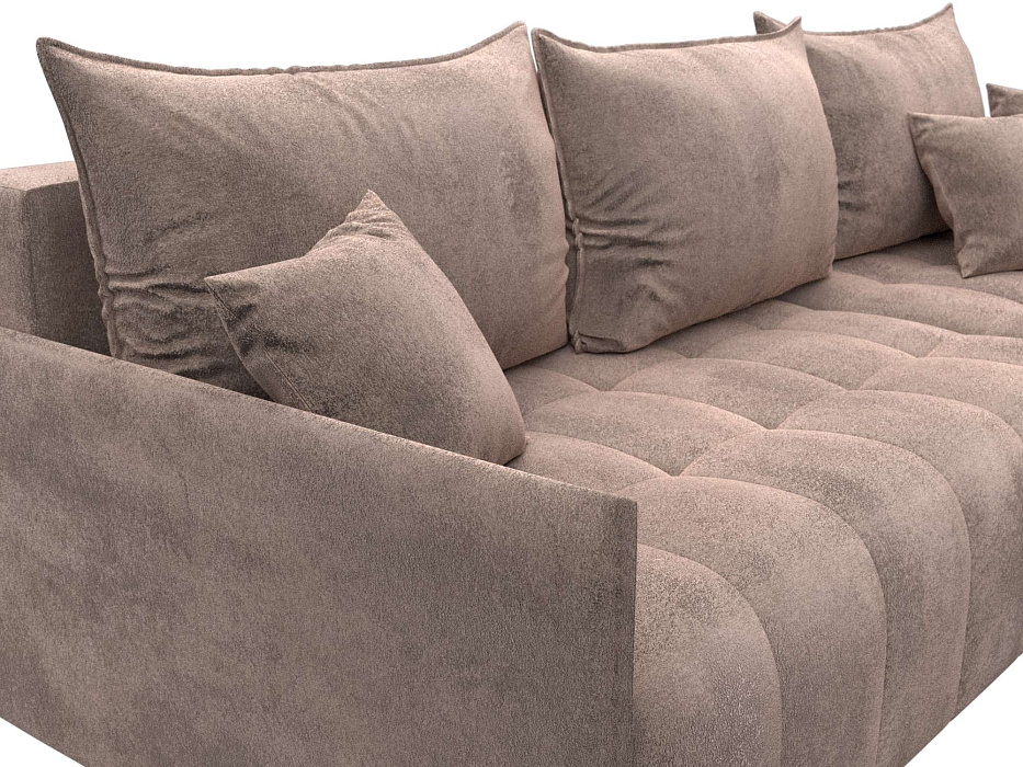 Диван угловой Лига-054 НПБ угол универсальный (tower 05 бежевый)