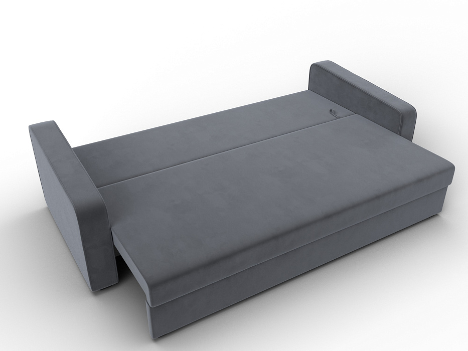 Диван прямой Лига-009 (seven 17 серый)