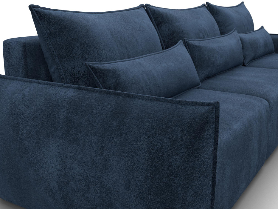 Диван угловой Лига-051 НПБ Лонг угол универсальный (tower 13 синий)