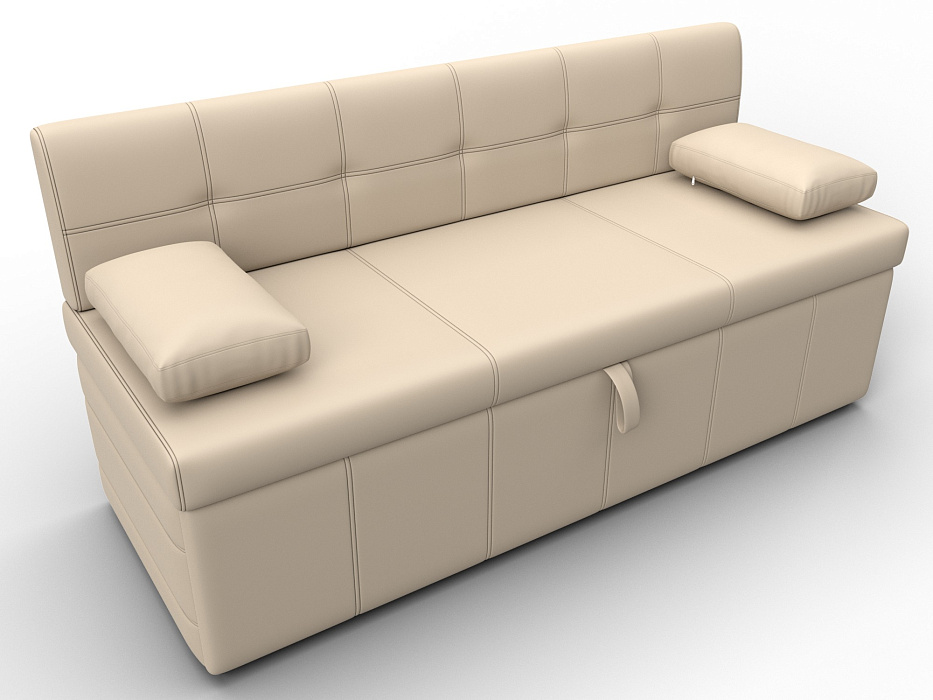 Диван кухонный прямой Лео (бежевый)