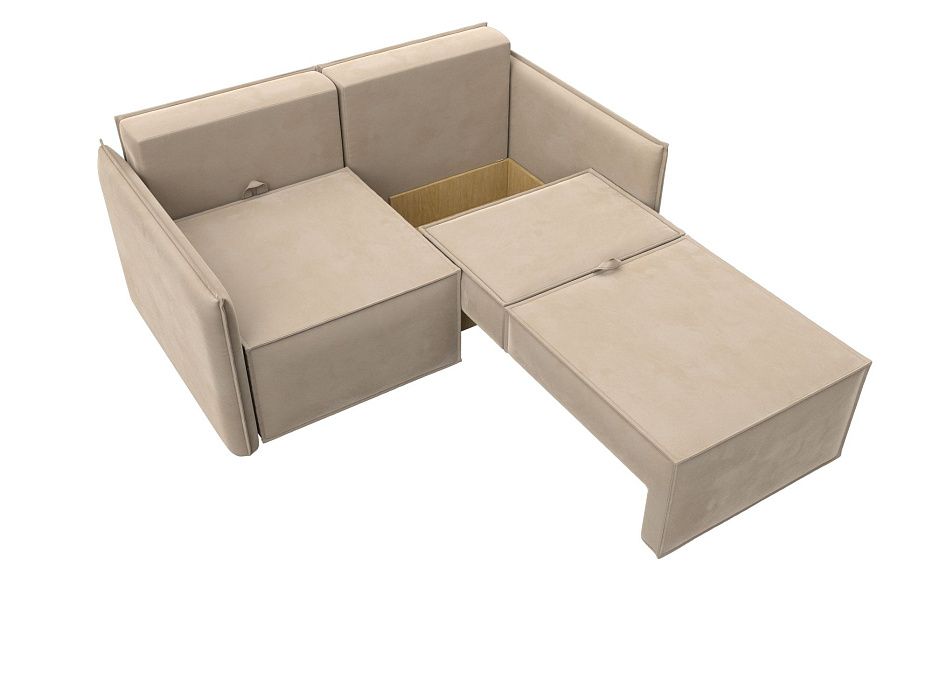 Диван прямой Либерти мини (seven 729 бежевый)