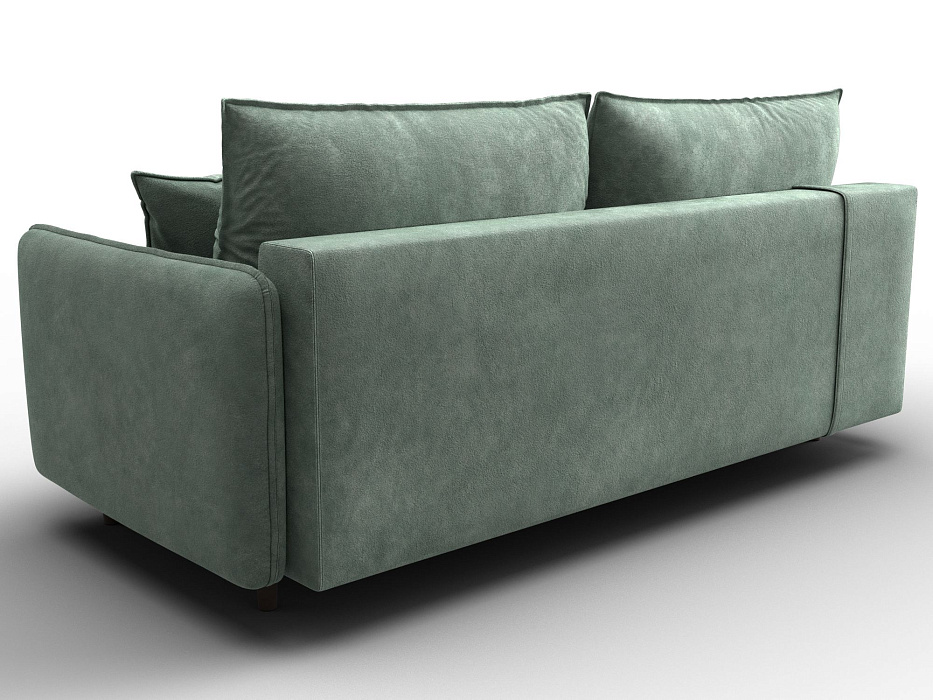 Диван прямой Лига-064 НПБ (brut 08 зеленый)