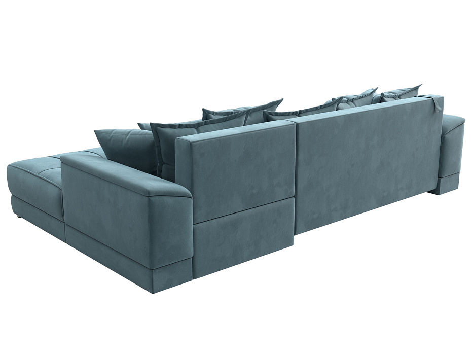 Диван угловой НордСтар правый угол (seven 113 бирюзовый)