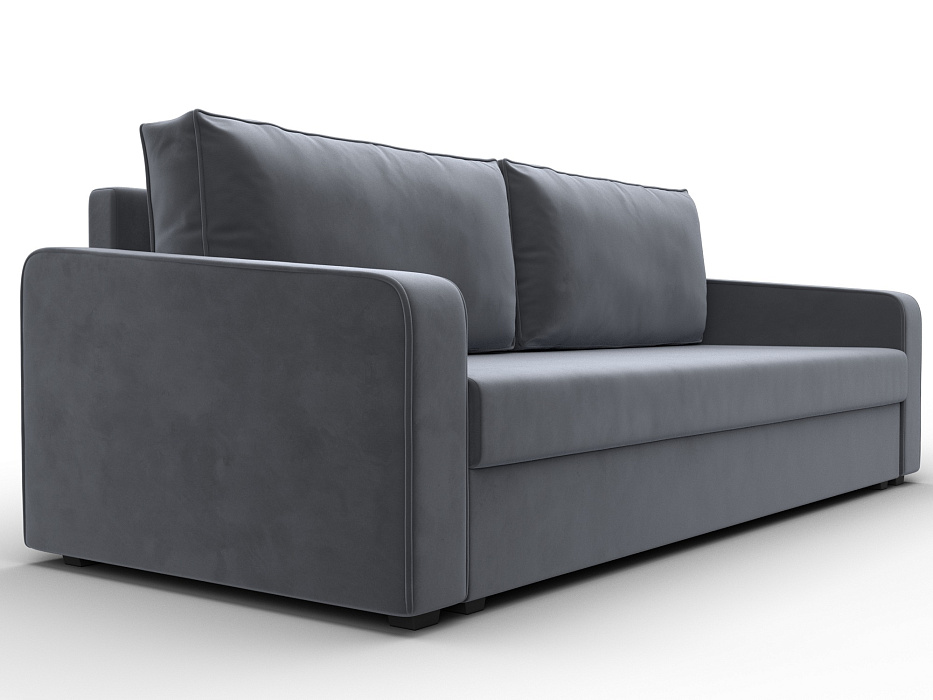 Диван прямой Лига-009 (seven 17 серый)