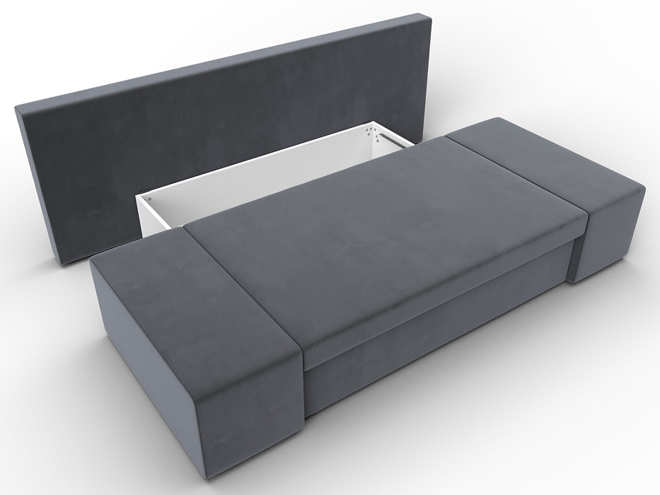 Диван прямой Сан Марко (seven 17 серый)