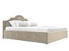 Интерьерная кровать Афина 160 (бежевый цвет)