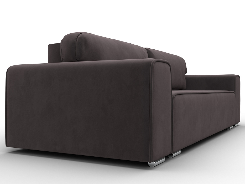 Диван прямой Лига-029 (seven 727 коричневый)