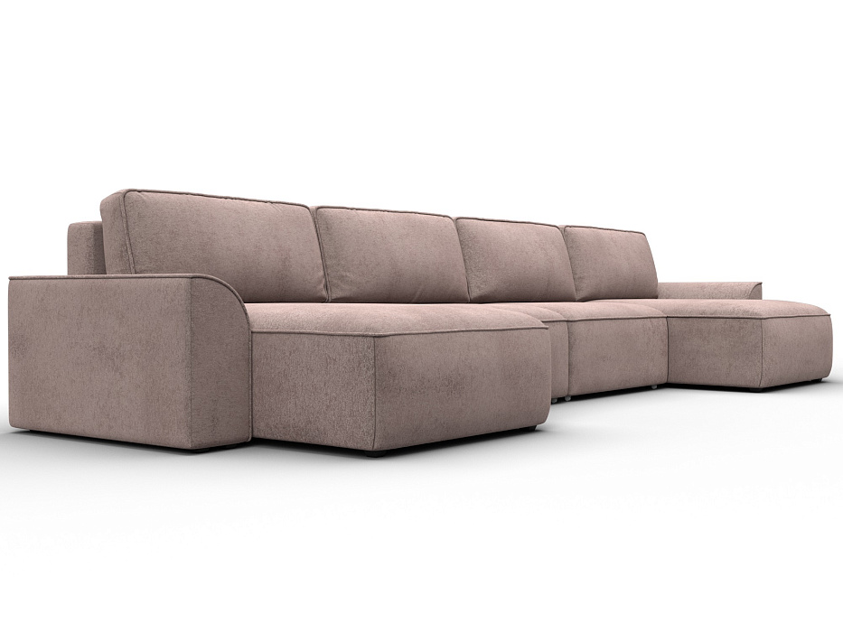 Диван П-образный Лига-048 НПБ лонг (tower 05 бежевый)