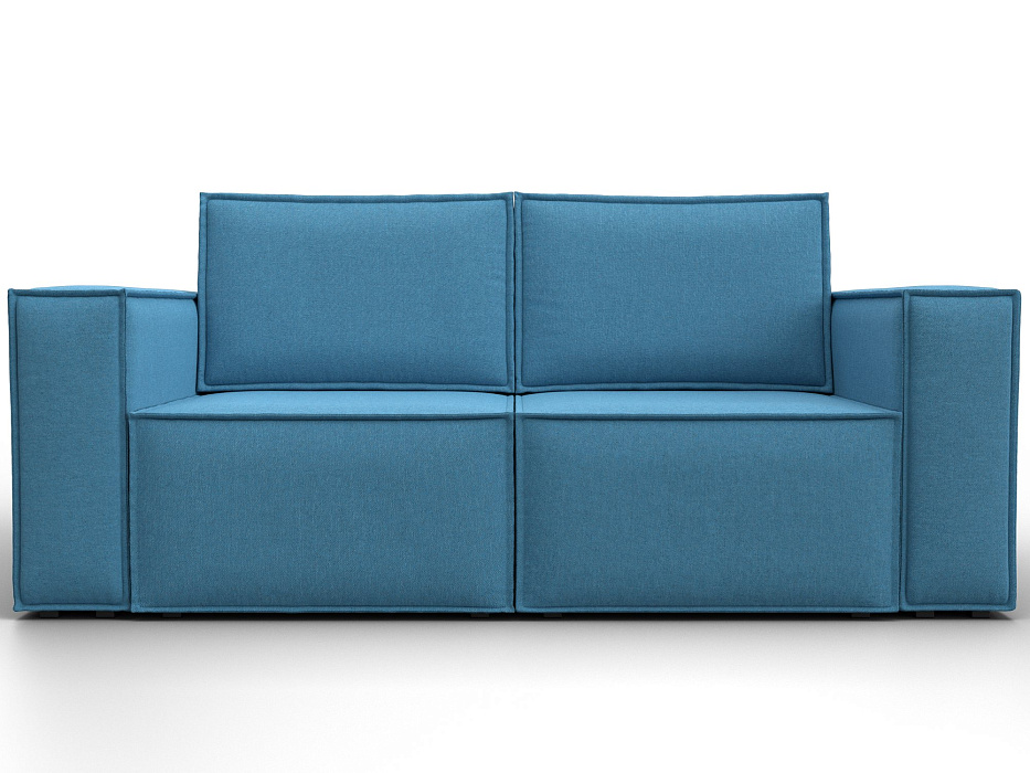 Диван прямой Куба мини (амур 10 голубой)