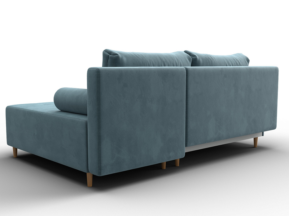 Диван угловой Лига-102 угол универсальный (seven 113 бирюзовый)