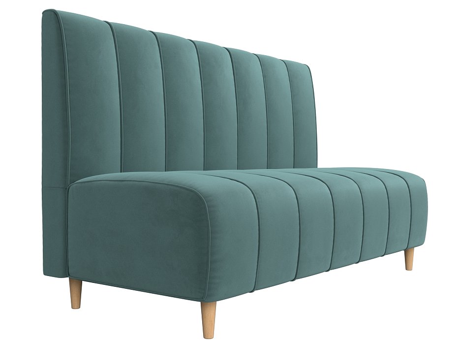 Диван кухонный прямой Ральф (seven 113 бирюзовый)