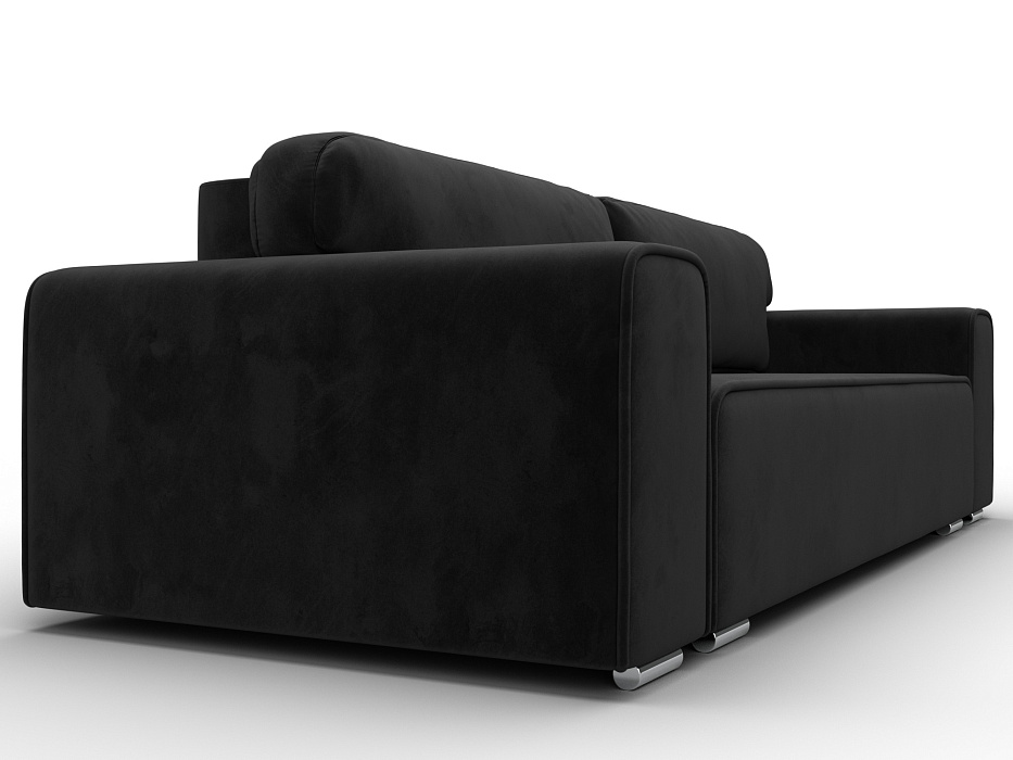 Диван прямой Лига-029 (seven 35 черный)