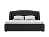 Интерьерная кровать Лотос 160 (серый цвет)