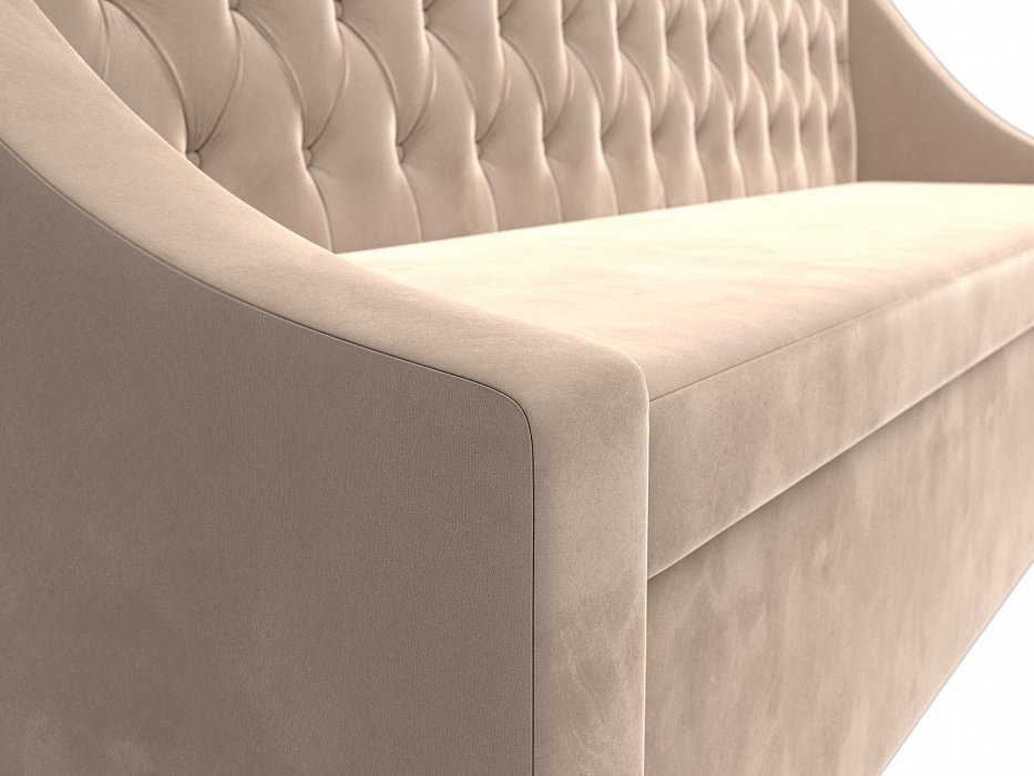 Диван кухонный прямой Мерлин (seven 729 бежевый)