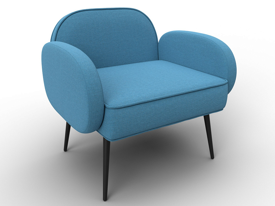 Кресло Лига-086 (амур 10 голубой)