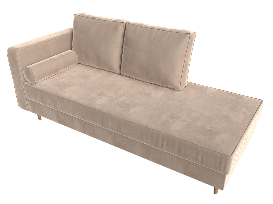 Кушетка Прайм левая (seven 729 бежевый)