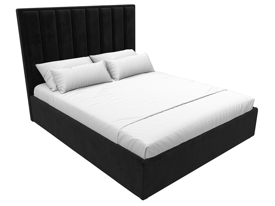 Кровать интерьерная Афродита 160 (seven 35 черный)