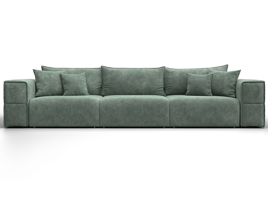 Диван прямой Лига-058 НПБ Лонг (brut 08 зеленый)