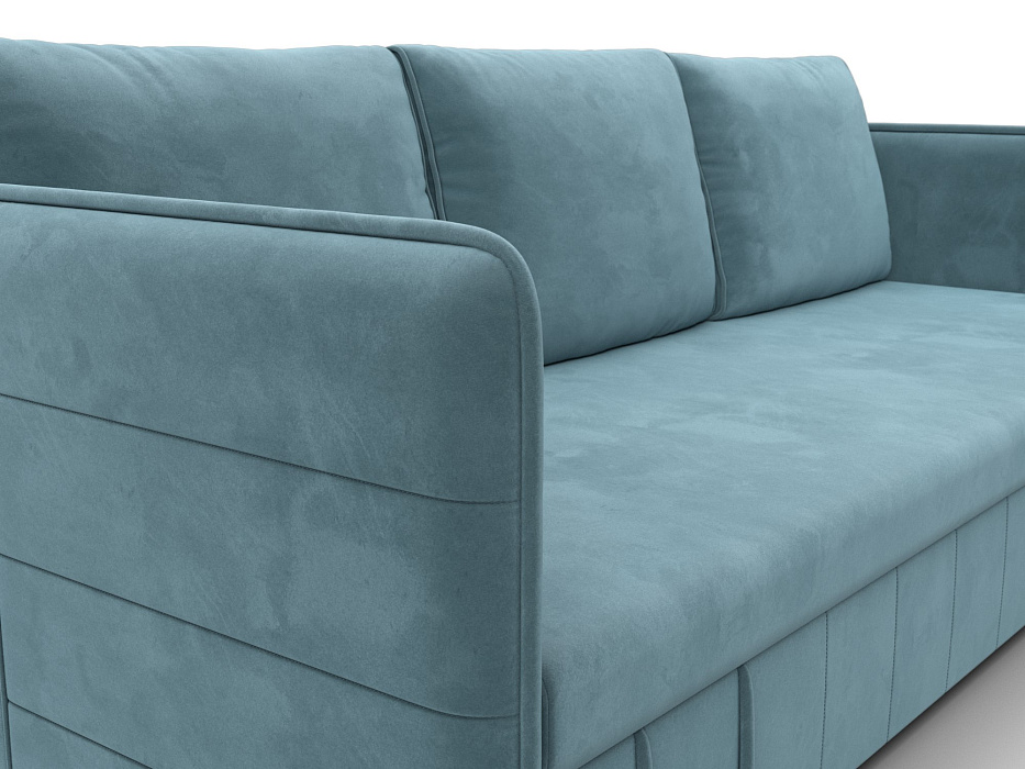 Диван прямой Слим (seven 113 бирюзовый)